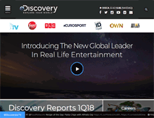 Tablet Screenshot of corporate.discovery.com