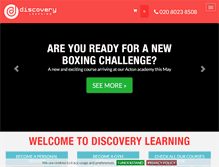 Tablet Screenshot of discovery.uk.com