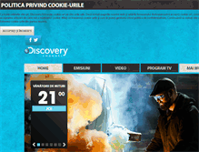 Tablet Screenshot of discovery.ro